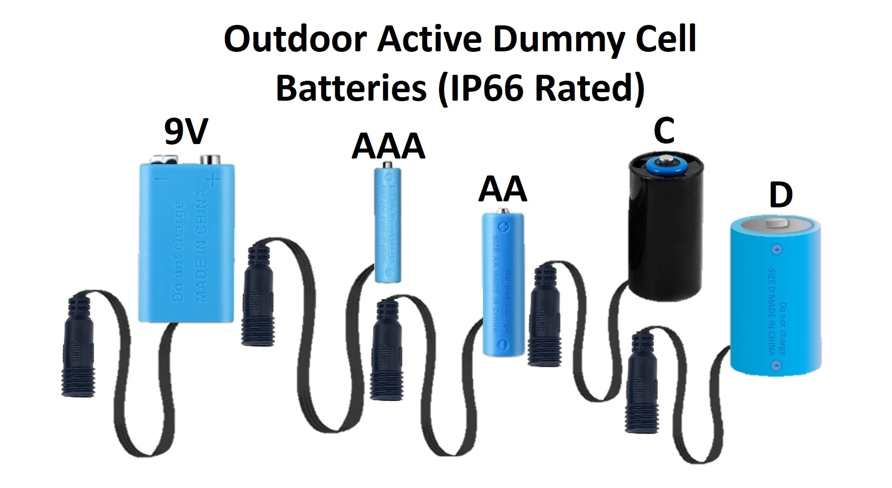 Outdoor Active Dummy Cell Batteries (IP66 Rated)